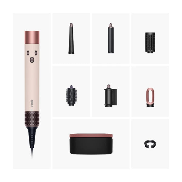 Dyson Airwrap I.D. Straight+Wavy Multi-Styler and Hair Dryer, Ceramic Pink/Rose Gold