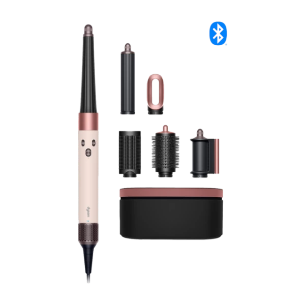 Dyson Airwrap I.D. Straight+Wavy Multi-Styler and Hair Dryer, Ceramic Pink/Rose Gold