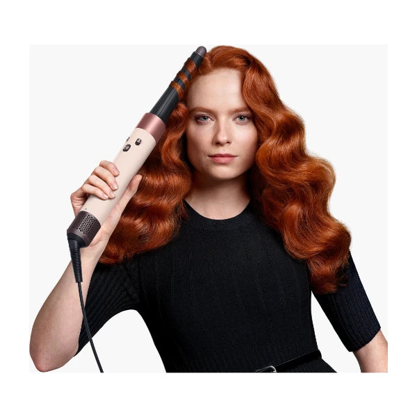 Dyson Airwrap I.D. Straight+Wavy Multi-Styler and Hair Dryer, Ceramic Pink/Rose Gold
