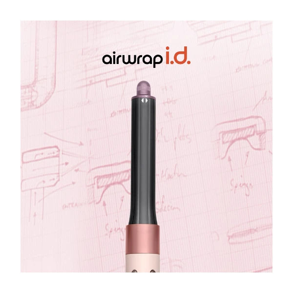Dyson Airwrap I.D. Straight+Wavy Multi-Styler and Hair Dryer, Ceramic Pink/Rose Gold
