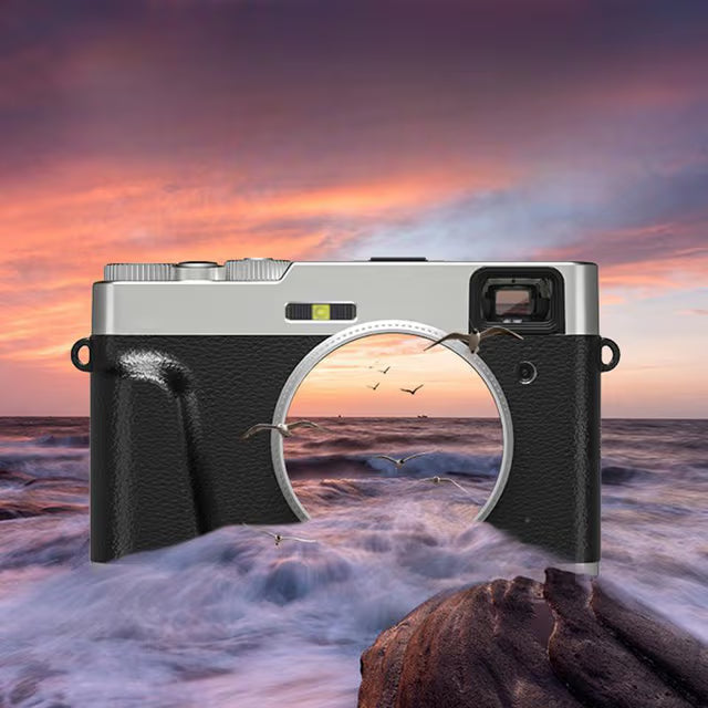 Digital Camera 4K / 48MP / 16X Zoom / Autofocus / Viewfinder / Anti-Shake with 32GB Card